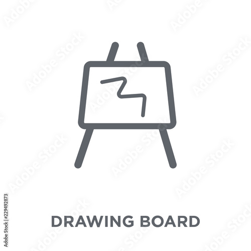 Drawing board icon from Sew collection.