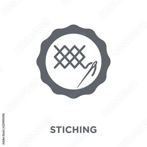 Stiching icon from Sew collection. photo