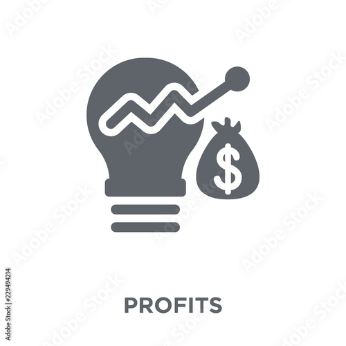 Profits icon from  collection.