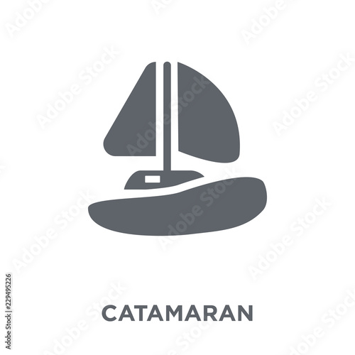 catamaran icon from Transportation collection.