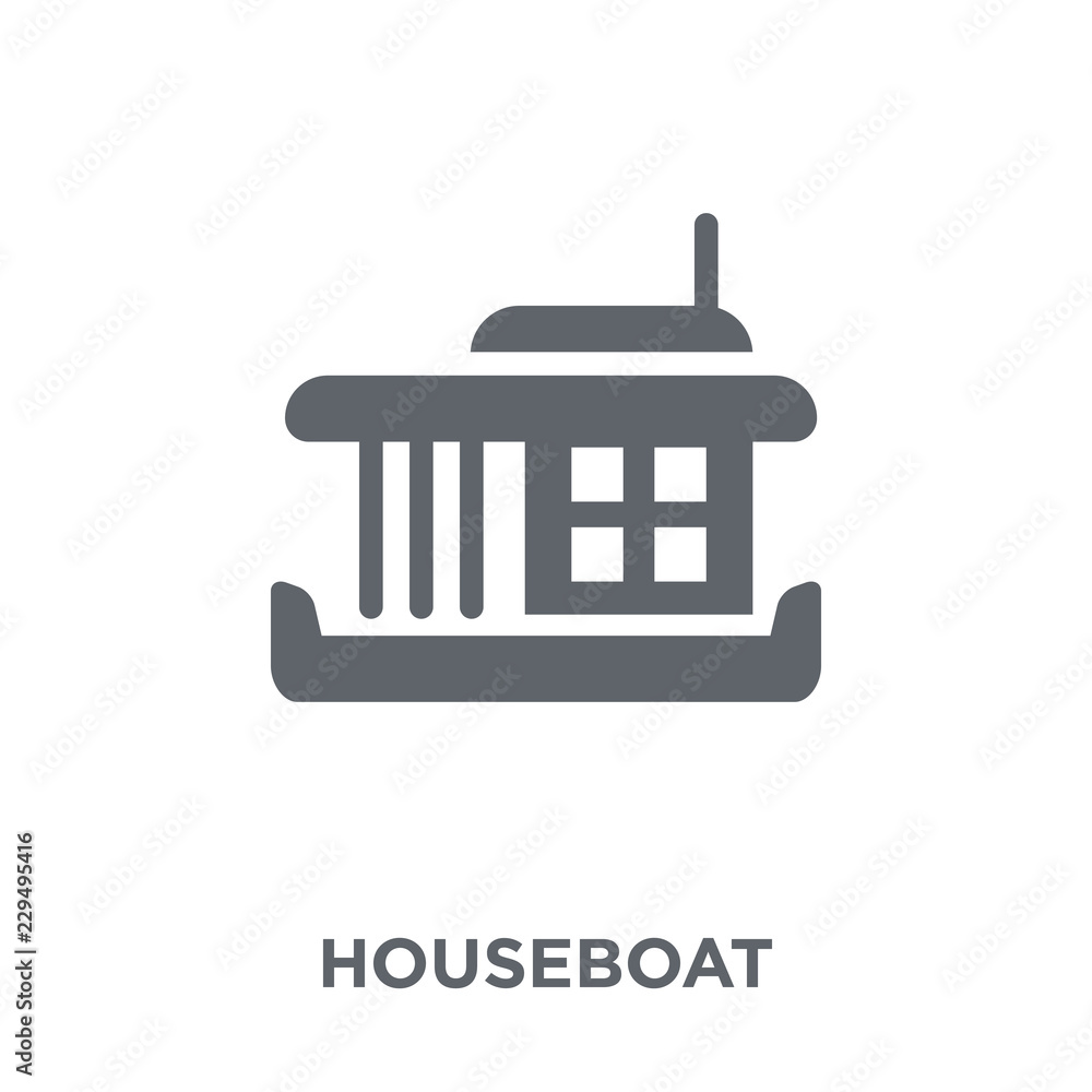 houseboat icon from Transportation collection. houseboat icon from Transportation collection.