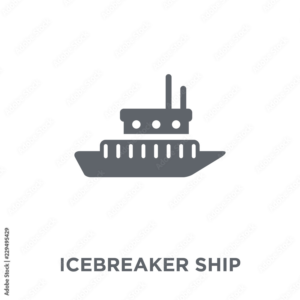 icebreaker ship icon from Transportation collection. icebreaker ship icon from Transportation collection.