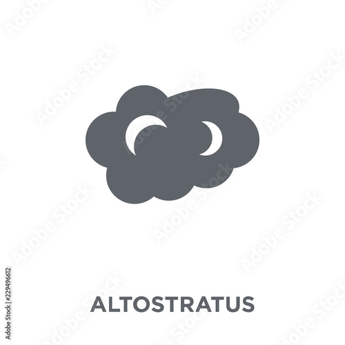 altostratus icon from Weather collection.