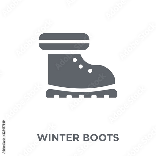 winter Boots icon from Winter collection. © t-vector-icons