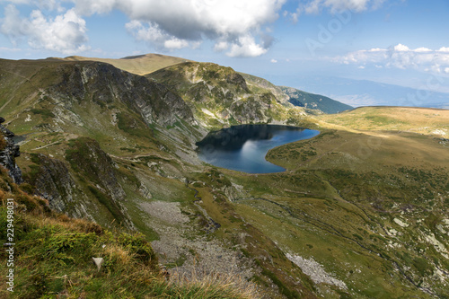 Summer view of The Kidney Lake, Rila Mountain, The Seven Rila Lakes, Bulgaria