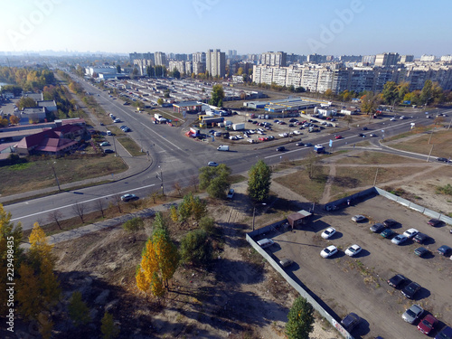 Принти на полотні Drone aerial image