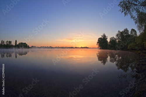 sunset on the lake © Taras