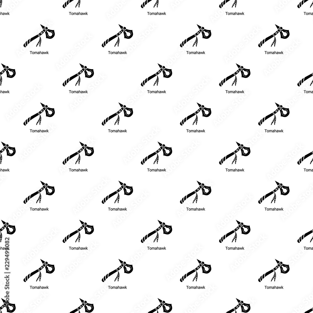 Tomahawk pattern vector seamless repeating for any web design