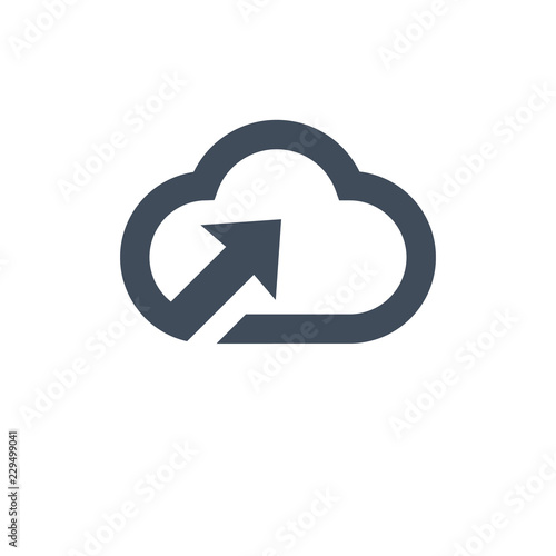 Computer Cloud Storage uplo...