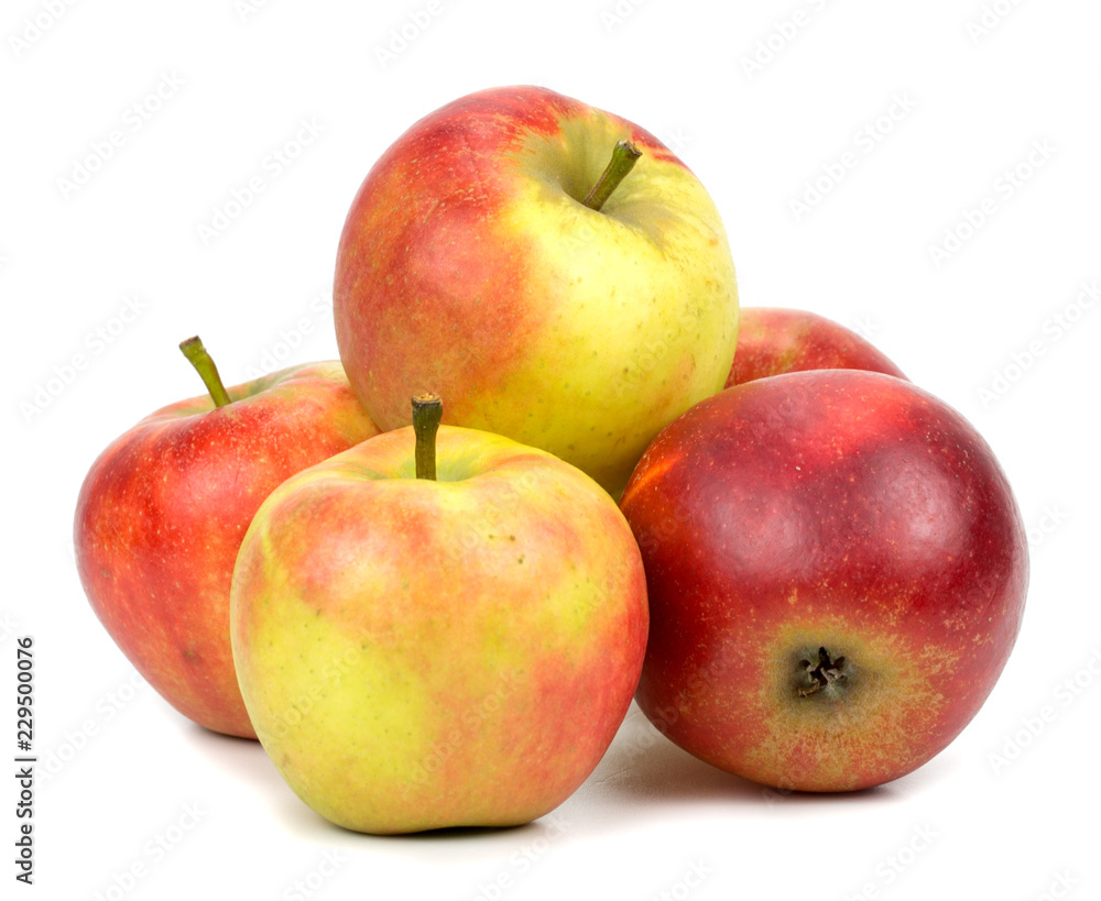 apple fruit closeup isolated on white background apple fruit closeup isolated on white background