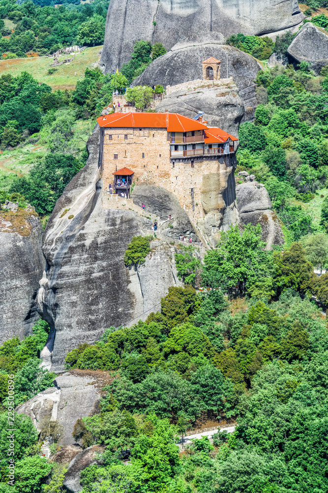 Female Orthodox monastery on the rocks