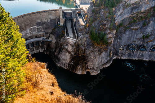 Boundary Dam Near Metaline Falls, Washington State, USA