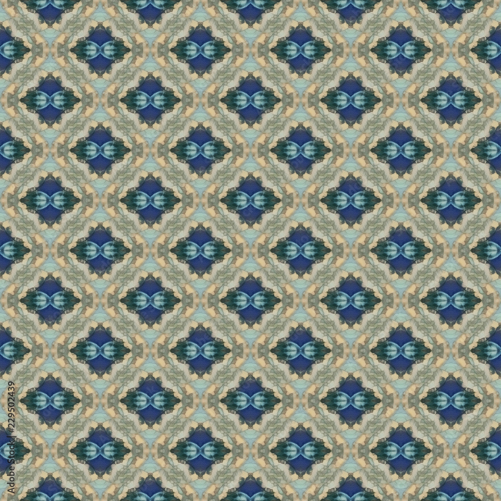 Vintage abstract and geometrical seamless pattern