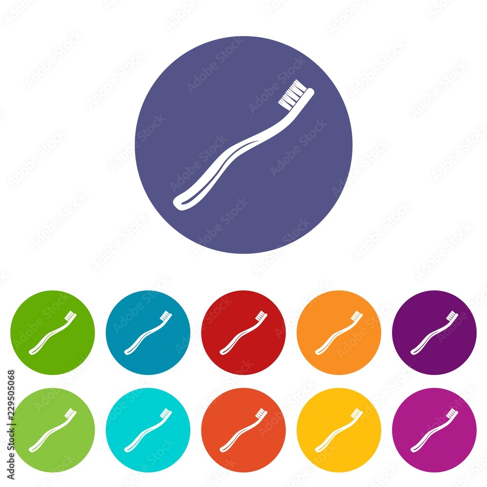 Toothbrush icon. Simple illustration of toothbrush vector icon for web Toothbrush icon. Simple illustration of toothbrush vector icon for web
