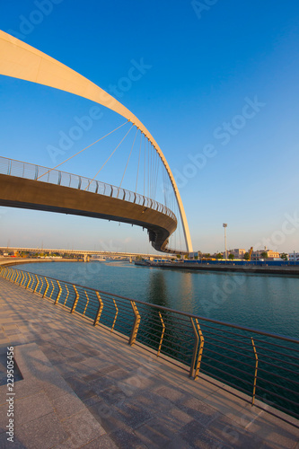 Tolerance Bridge in Dubai city, UAE