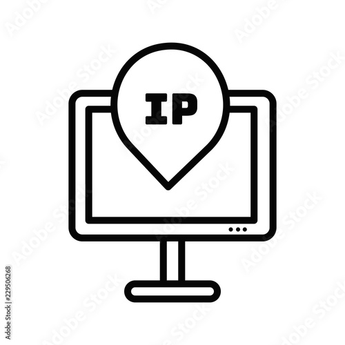 Ip vector icon
