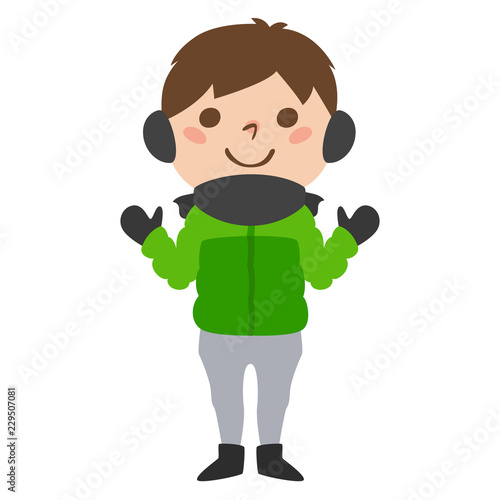男の子のイラスト 秋や冬の寒い日に備えたファッションをしている Stock Vector Adobe Stock 男の子のイラスト 秋や冬の寒い日に備えたファッションをしている Stock Vector Adobe Stock