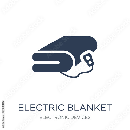 electric blanket icon. Trendy flat vector electric blanket icon