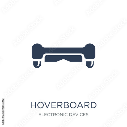 Hoverboard icon. Trendy flat vector Hoverboard icon on white bac