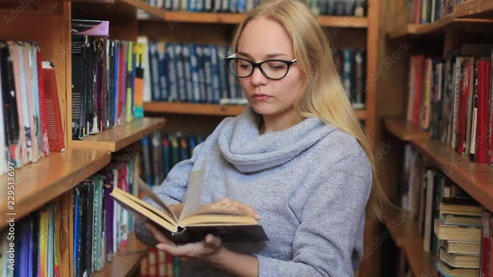 girl in the library chooses books girl in the library chooses books