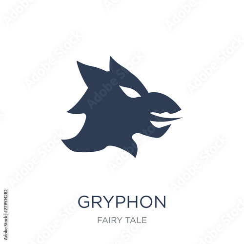 Gryphon icon. Trendy flat vector Gryphon icon on white background from Fairy Tale collection