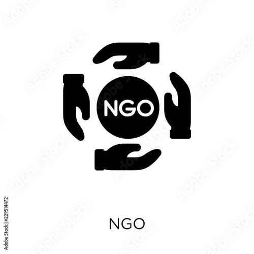 Ngo icon. Ngo symbol design from Political collection.