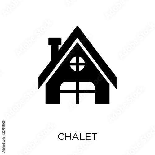 Chalet icon. Chalet symbol design from Winter collection.