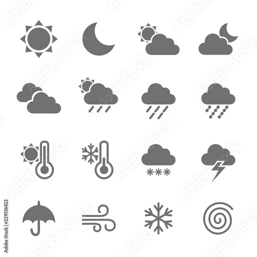Weather  icon set