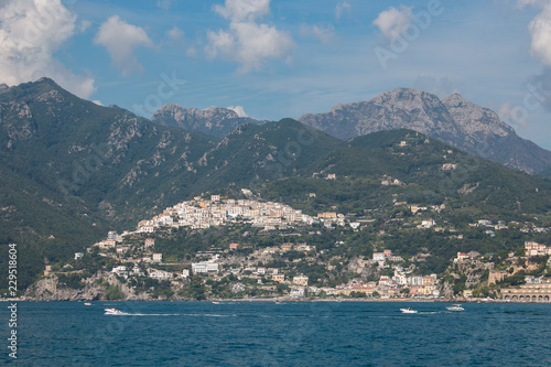 Villaggio sulla costiera Amalfitana in Campania