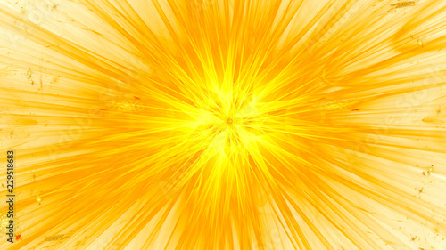 Lights of sun.3D Abstract fractal background. Design element for flyer, brochure, web, advertisements, and other graphic designer works. Digital collage. Raster clip art