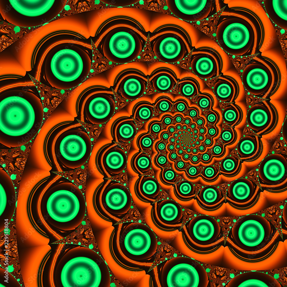 Fototapeta premium 3d computer generated fractal artwork for creative art, design and entertainment
