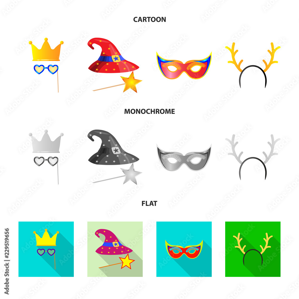 Vector illustration of party and birthday icon. Collection of party and celebration stock vector illustration. Vector illustration of party and birthday icon. Collection of party and celebration stock vector illustration.