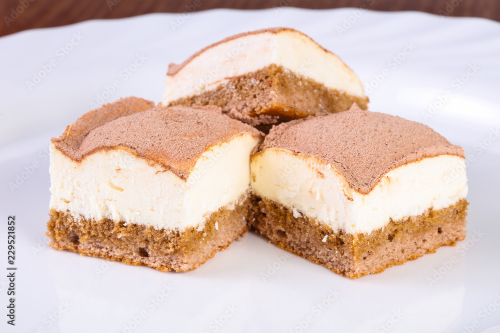 Cake with cream Cake with cream