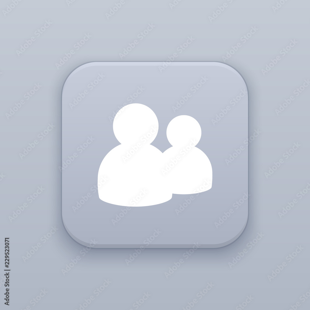 Team, people button, best vector Team, people button, best vector