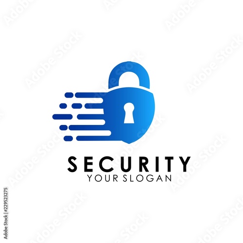 padlock logo template