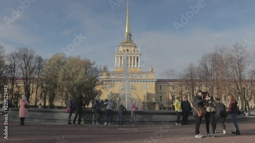 Time lapse. HD. Saint Petersburg Cinestyle profile
