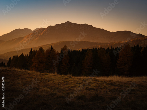 Le montagne del Passo Rolle in Trentino Alto Adige