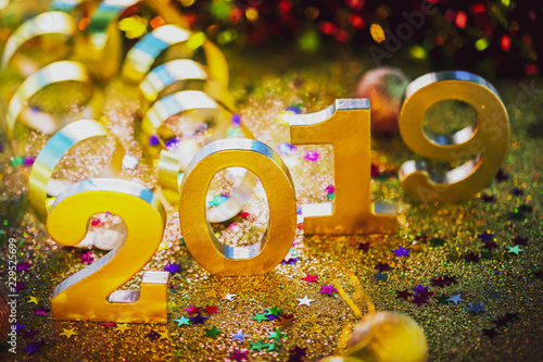 happy new year 2019 decoration © pixfly