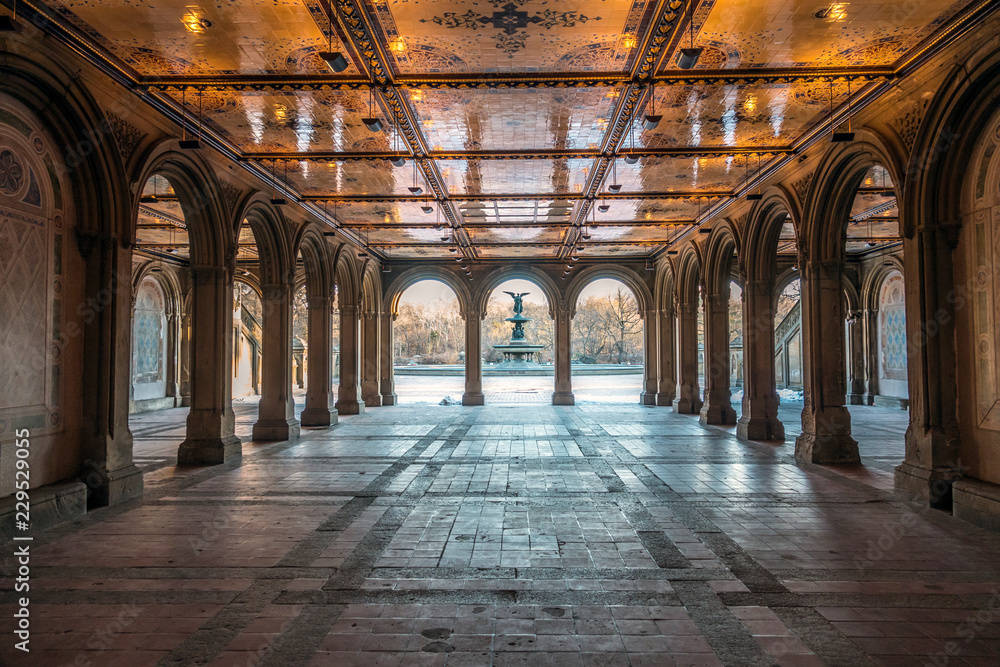 Bethesda Terrace in Central Park