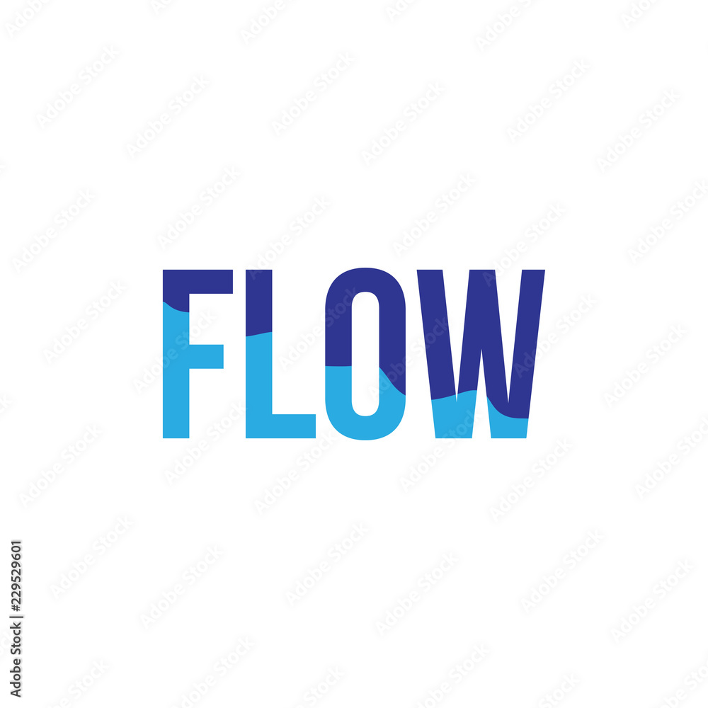 FLOW logo design FLOW logo design