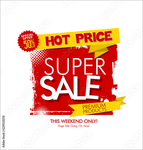 grunge sale background retro design