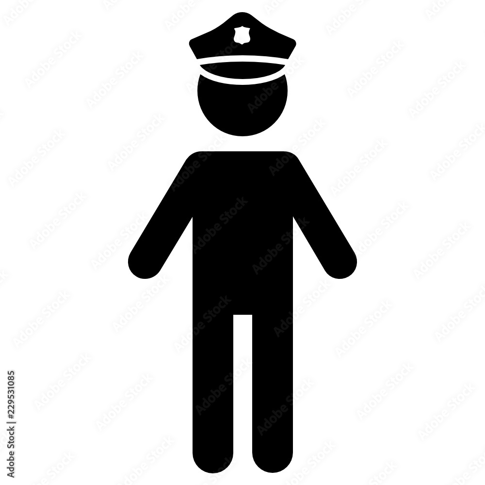 police vector icon