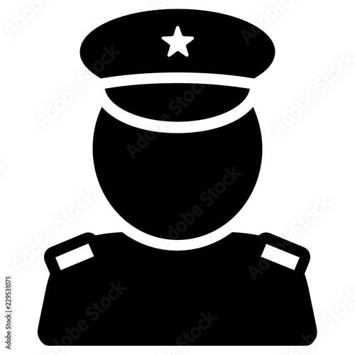 police vector icon