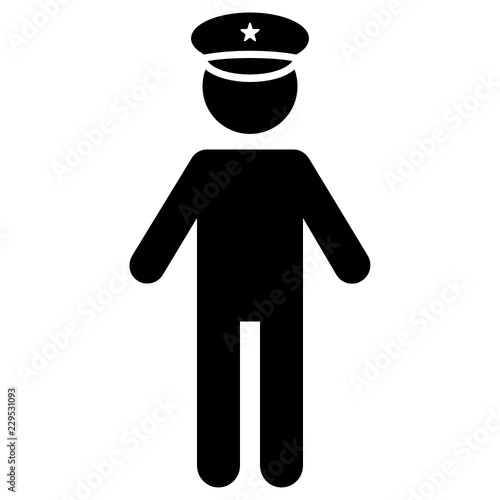 police vector icon