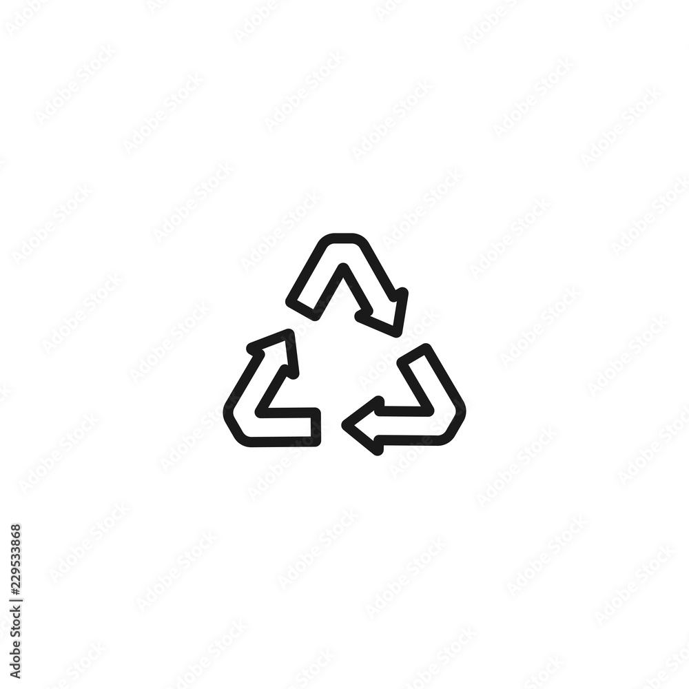 Obraz premium recycle icon. symbol of ecology