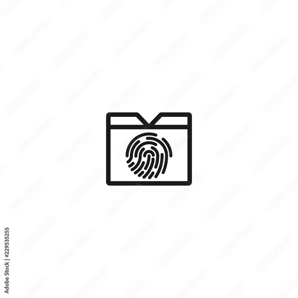 thin line folder vector icon thin line folder vector icon