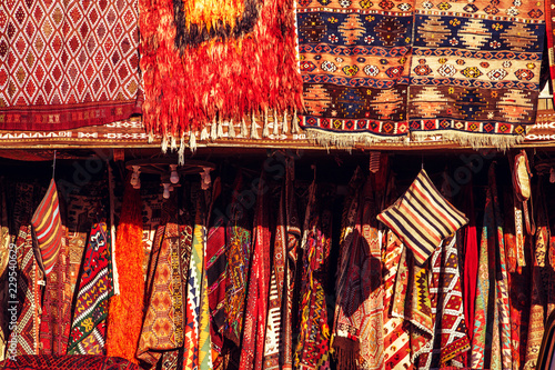 Wallpaper Mural Amazing traditional handmade turkish carpets in souvenir shop. Torontodigital.ca