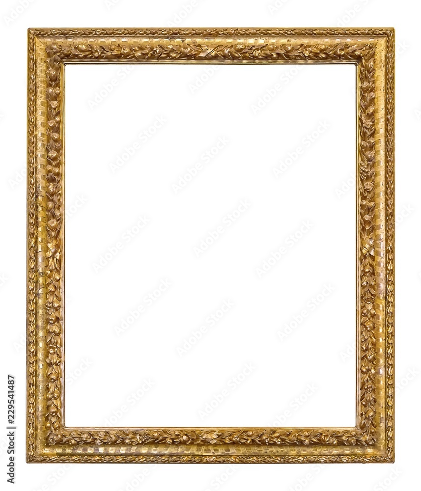 Golden frame for paintings, mirrors or photo Golden frame for paintings, mirrors or photo