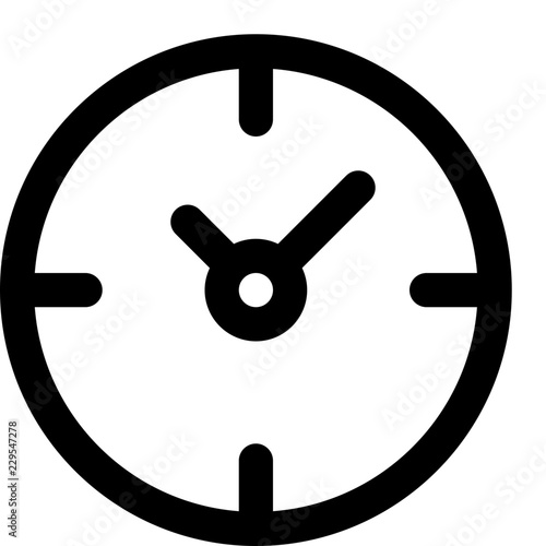 Round dial watch
