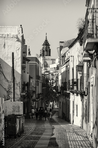 Tapety artystyczne Badajoz monocromo.